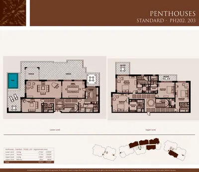 Standard - PH202 - 4 Bedroom - 7050 sq ft