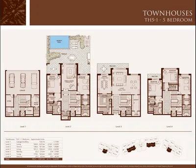Townhouse 1 - 5 Bedroom - 10843 sq ft