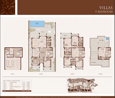 Villa - 5 Bedroom - 14424 sq ft