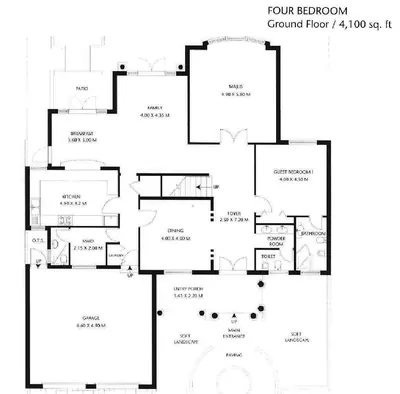 4 Bed - Ground Floor