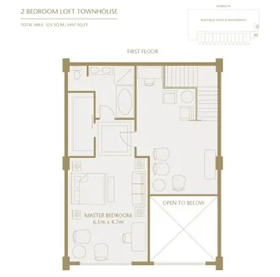 2 Bedroom Loft- First