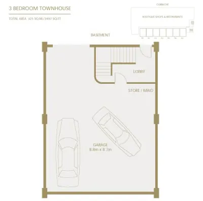 3 Bedroom - Basement
