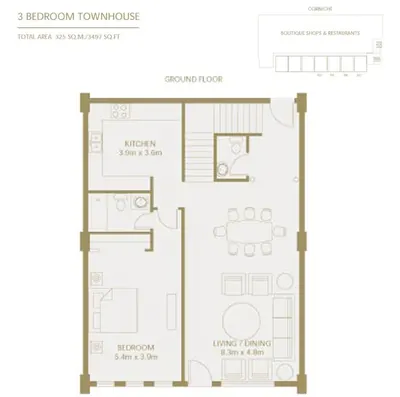 3 Bedroom - Ground
