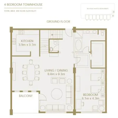 4 Bedroom - Ground