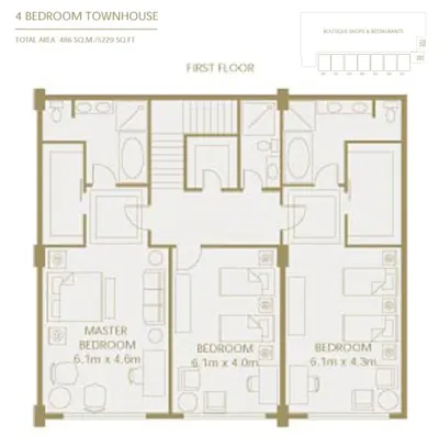 4 Bedroom - First