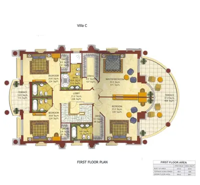 Villa C - First