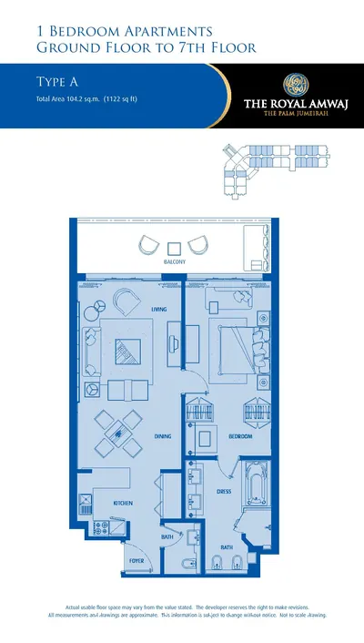 Unit A - 1 bed