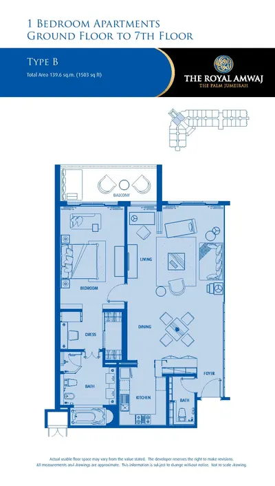 Unit B - 1 bed