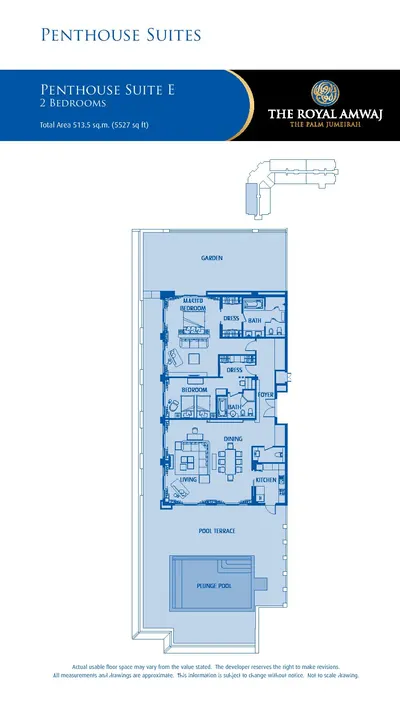 Penthouse E - 2 bed