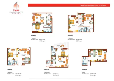 Floor 2-11 - Unit 01-05