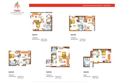 Floor 22-24 - Unit 01-05