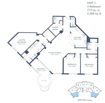 Unit C - 3 Bed