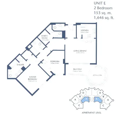 Unit E - 2 Bed