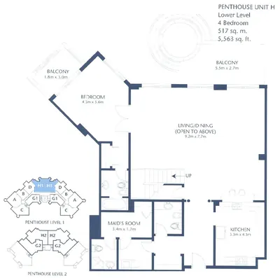 Unit H - 4 Bed Lower