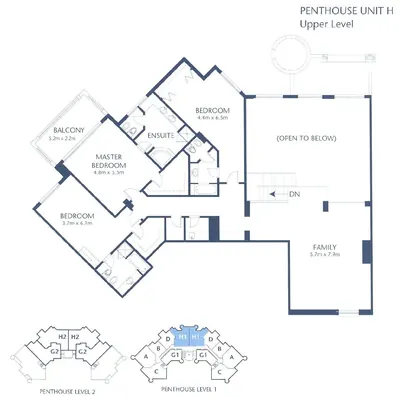 Unit H - 4 Bed Upper