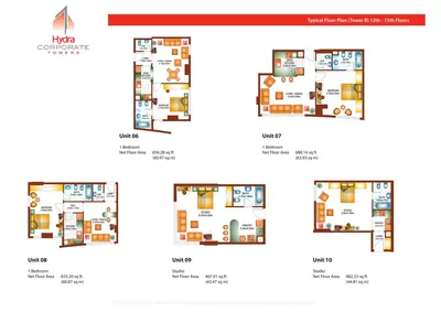 Floor 12-15 - Unit 06-10