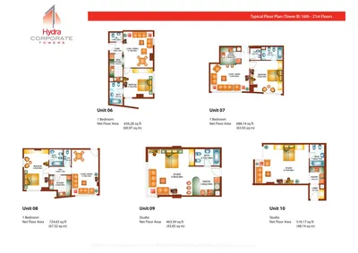 Floor 16-21 - Unit 06-10