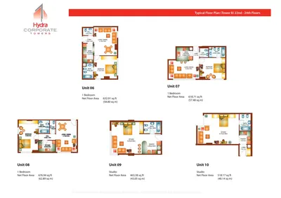 Floor 22-24 - Unit 06-10