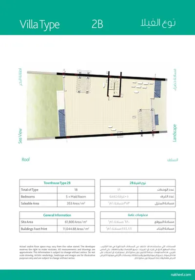 Villa Type 2B - Roof