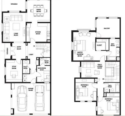 4 Bedroom - End Unit