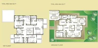 6 Bedroom - 4924 sq ft