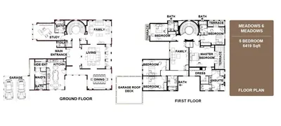 5 Bedroom - 6419 sq ft