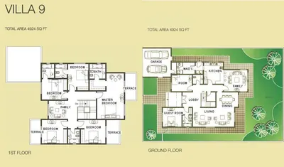 Type 9 - 6 bed 4924 Sq Ft
