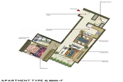 1 Bed - Type F