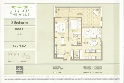 Lev 02 - 2 Bed - 1812sq ft