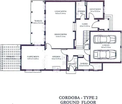 Cordoba T2 Ground Floor