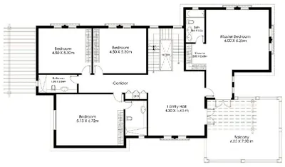 Type C1 - First Floor