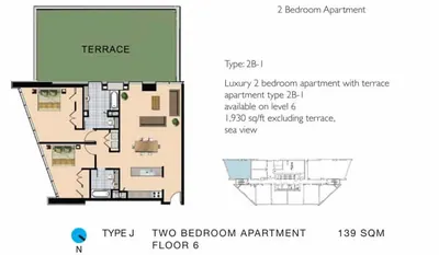 Type J - 2 bed