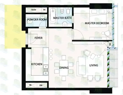 Type A - 1 bed