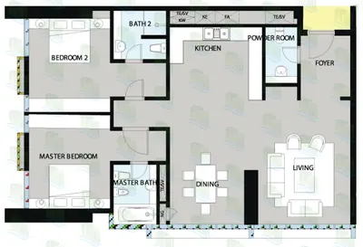 Type D - 2 bed