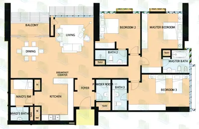Type E - 3 bed