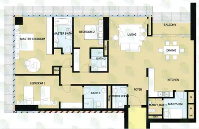 Type F - 3 bed